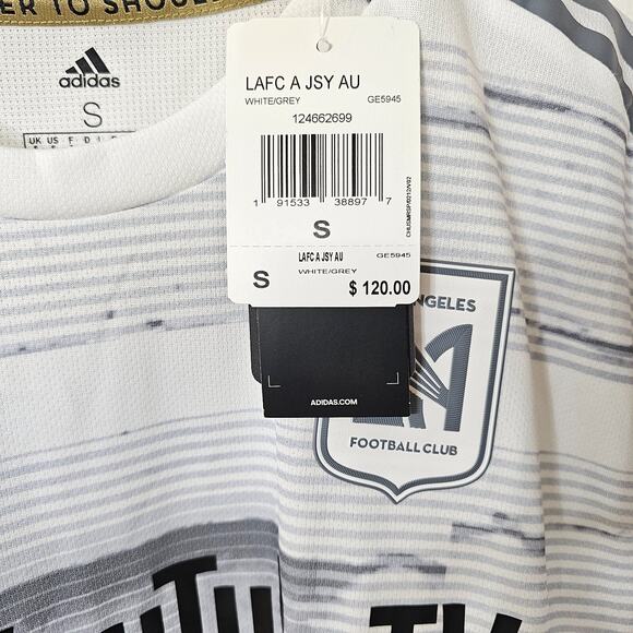 Adidas LAFC White Soccer Jersey Men's Size XL GE5945 MLS Los Angeles FC New - Picture 7 of 7
